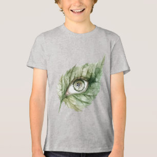 Green Leaf Goblin Eye Tri-Blend Shirt