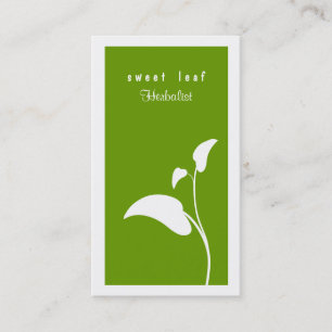 Green Leaf Herbalist  Business Card