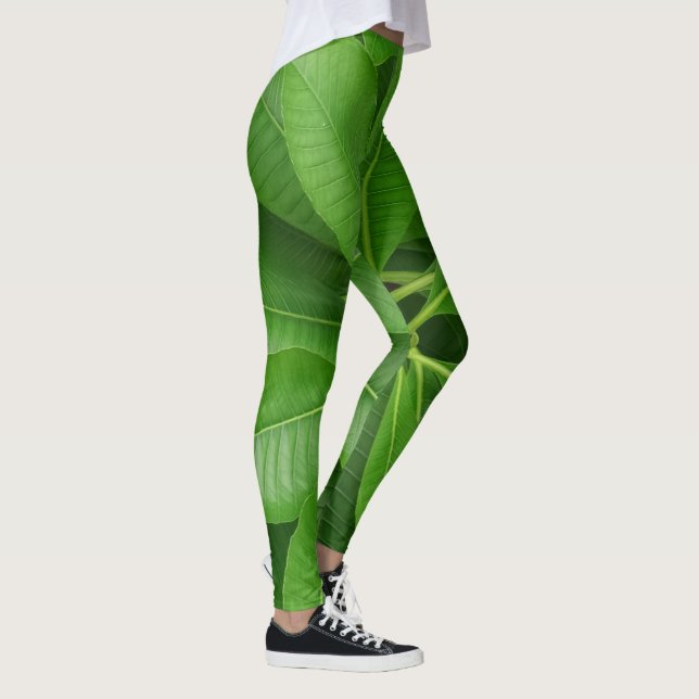Green Leaf Leggings (Right)