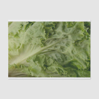 Green leaf lettuce tissue paper
