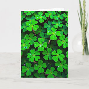 Green Leaf Macro Photo Card
