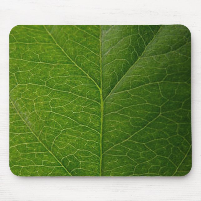 Green Leaf Mouse Mat (Front)