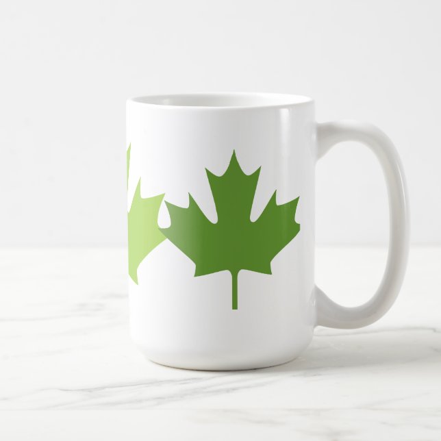 Green leaf - Mugs (Right)