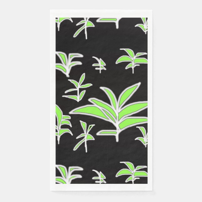 Green Leaf  Napkin (Front)