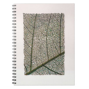 Green leaf notebook