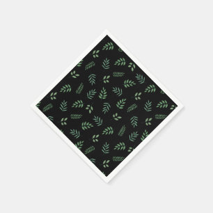 Green Leaf Party Napkins – Fresh Botanical Look