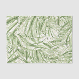 Green Leaf Pattern 16 Tissue Paper