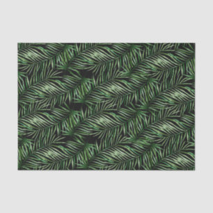 Green Leaf Pattern 1 Tissue Paper