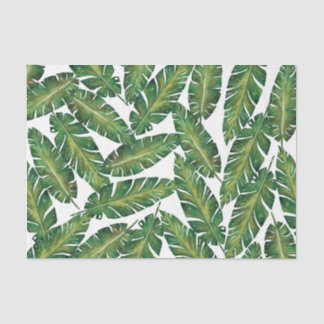 Green Leaf Pattern 4 Tissue Paper