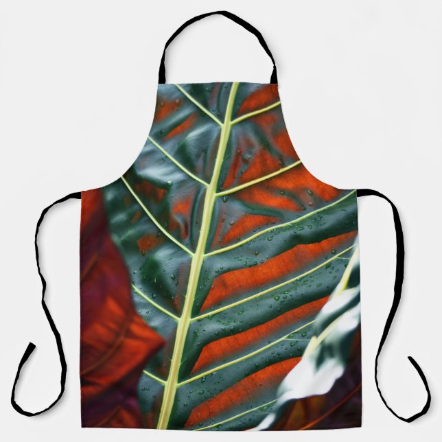 Green leaf plant apron (Front)