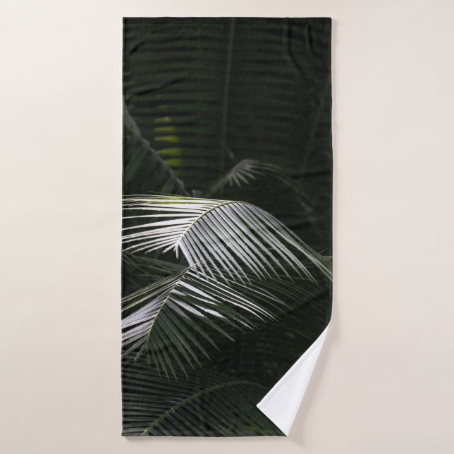 GREEN LEAF PLANT BATH TOWEL (Bath Towel)