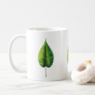Green Leaf Serenity Mug