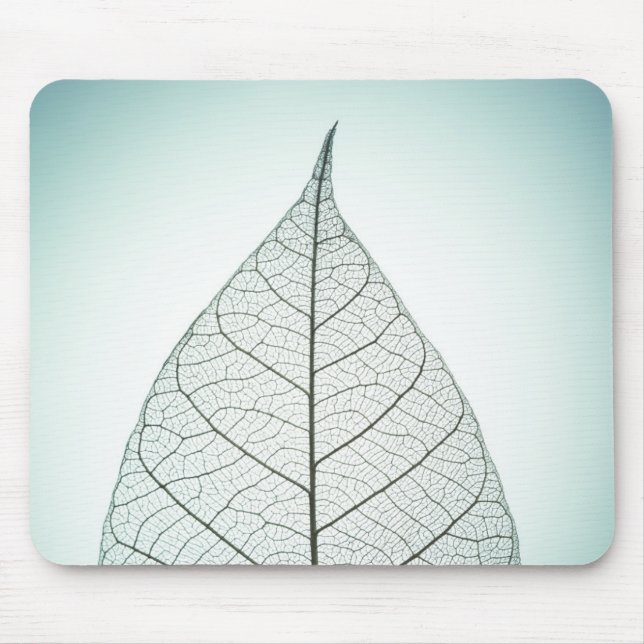 Green Leaf Skeleton Mouse Mat (Front)