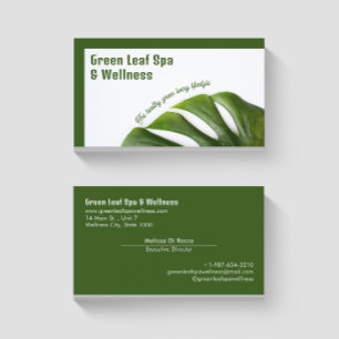 Green Leaf Spa & Wellness Business Card
