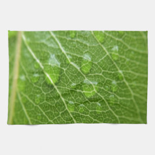 Green Leaf Tea Towel