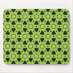 Green Leaf Terrazzo pattern Mouse Mat