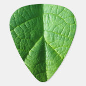 Green Leaf Texture Guitar Pick (Back)