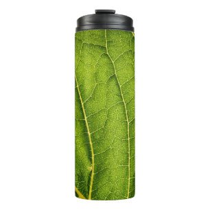 Green leaf thermal tumbler