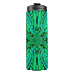 Green Leaf Thermal Tumbler