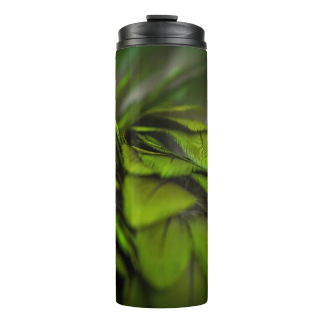 Green leaf thermal tumbler (Front)