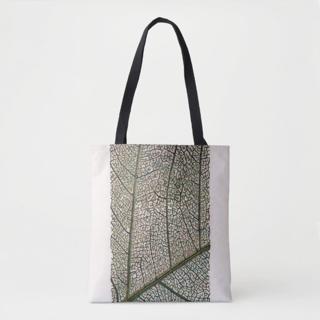 Green leaf tote bag (Front)