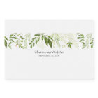 Green Leaf Wedding Water Bottle Labels, Greenery