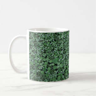 Green leafed plant coffee mug
