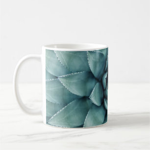 Green leafed plant coffee mug