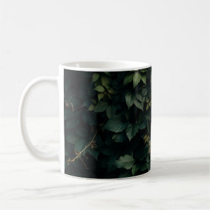 GREEN LEAFED PLANT COFFEE MUG