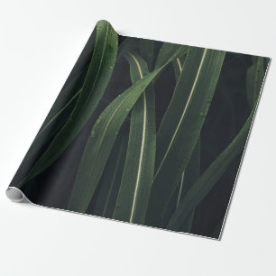 GREEN-LEAFED PLANT WRAPPING PAPER