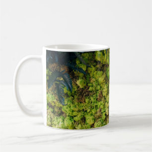 Green leafed plants coffee mug