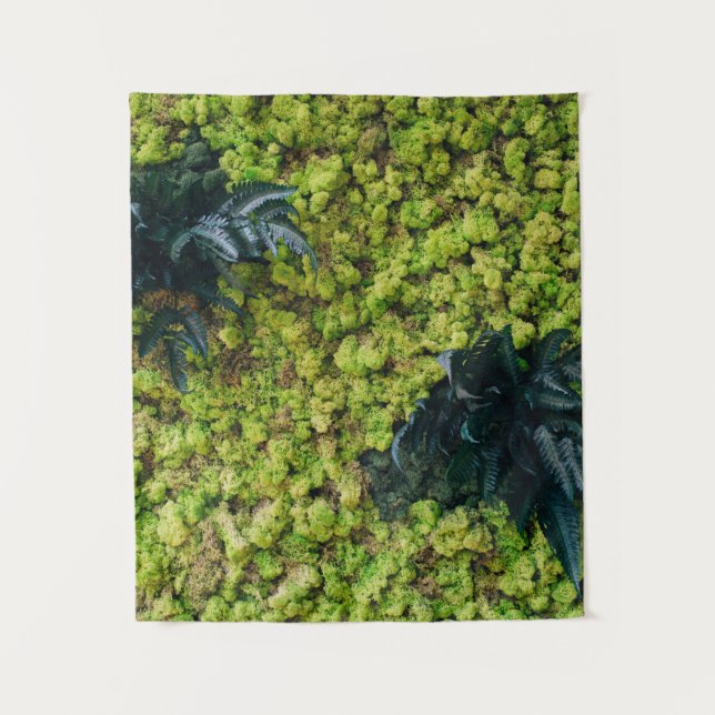 Green leafed plants tapestry (Front)