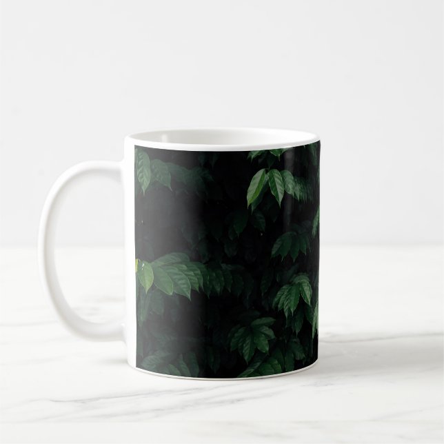 GREEN-LEAFED TREE COFFEE MUG (Left)