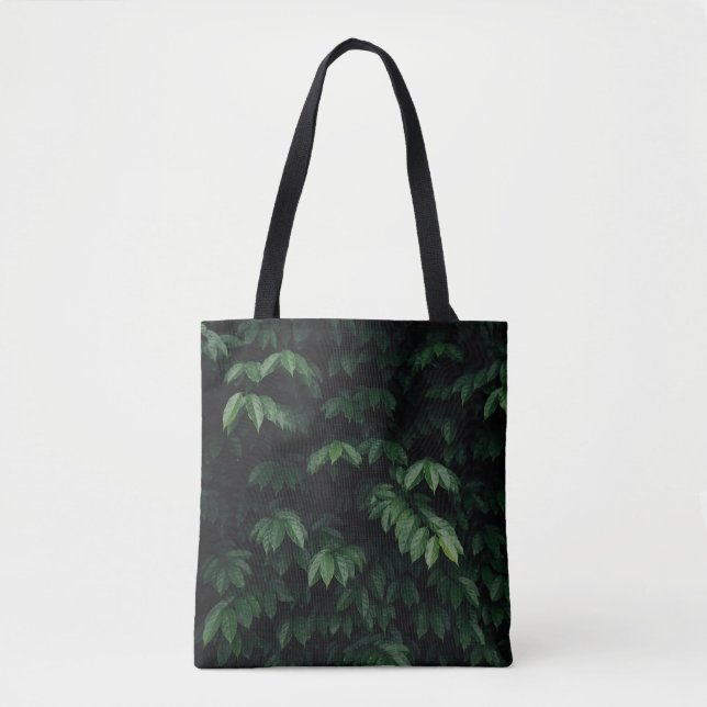 GREEN-LEAFED TREE TOTE BAG (Front)