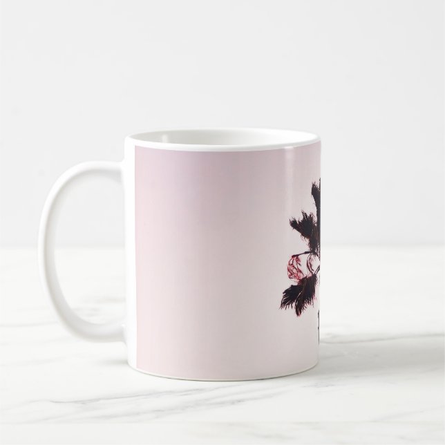 GREEN LEAFED TREE UNDER BLUE SKY COFFEE MUG (Left)