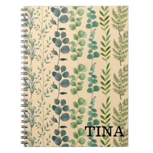 Green Leafy Notebook