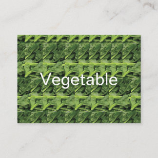 Green Leafy Vegetable  Business Card