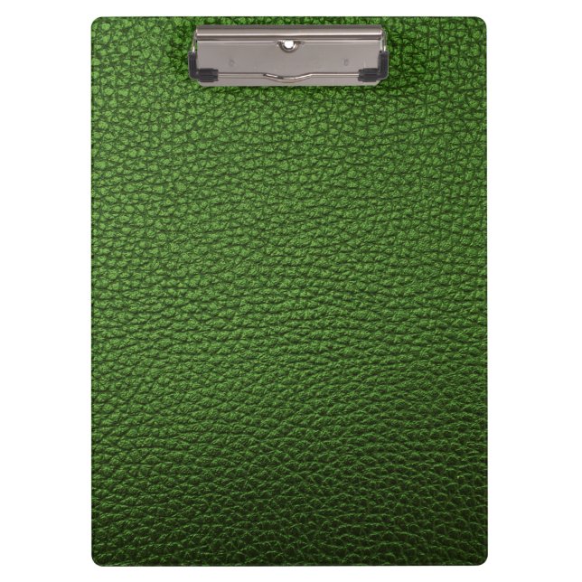 Green leather clipboard (Front)