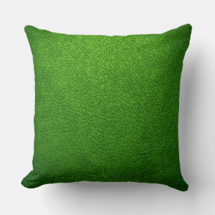 Green Leather Cushion
