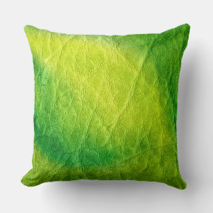Green Leather Cushion