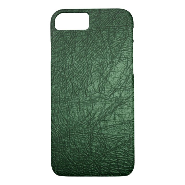 Green Leather Look iPhone 7 case (Back)