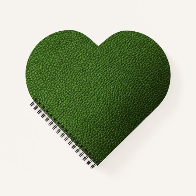 Green leather  notebook (Front)