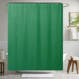 Green Leather Shower Curtain Earthy Bathroom Colou