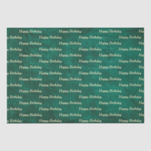 Green Leather Tissue Paper