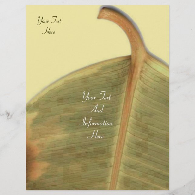 Green Leave Flyer (Front)