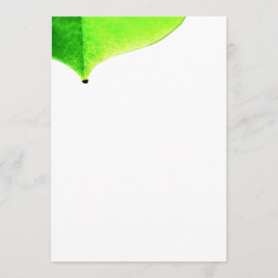 Green Leave Invitation