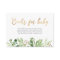 Green leaves Books for baby Baby Shower Card