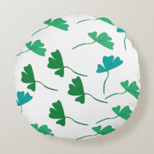 Green Leaves Botanical Clover Seamless Pattern Rou