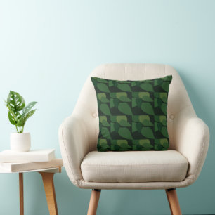 Green Leaves Botanical Cushion