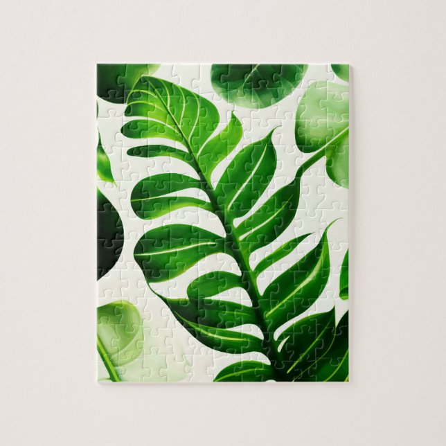Green Leaves Botanical Plants Jigsaw Puzzle (Vertical)